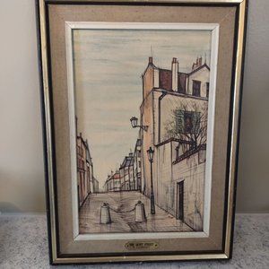 Paul Lambert French art Turner Wall Accessory framed print 8x12 The Quiet Street